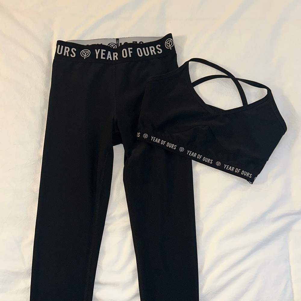 Year Of ours Black workout set